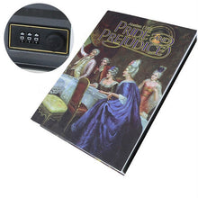 Załaduj obraz do przeglądarki galerii, Book Safes Key Lock Type High Quality Secret Book Hidden Security Safe Box Metal Steel Simulation Classic Book Style Size M
